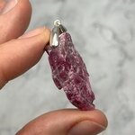 Rhodonite Healing Crystal 925 Silver Pendant ~34mm
