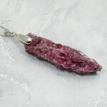 Rhodonite Healing Crystal 925 Silver Pendant ~54mm