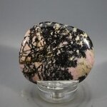 Rhodonite Polished Flat Tumblestone ~45mm