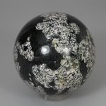 GORGEOUS Rhodonite Snowflake Crystal Sphere  ~5.6cm