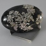 Rhodonite Snowflake Polished Stone ~58mm