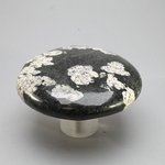 Rhodonite Snowflake Polished Stone ~59mm
