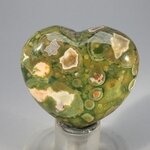 Rhyolite Crystal Heart ~45mm