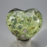 Rhyolite Crystal Heart ~45mm