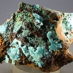 Rosasite & Hemimorphite Mineral Specimen ~64mm
