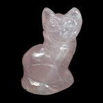 Rose Quartz Crystal Cat