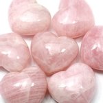 Rose Quartz Crystal Heart ~45mm