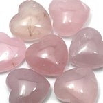 Rose Quartz Crystal Heart (Extra Grade) ~45mm