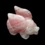 Rose Quartz Crystal Pig With Wings