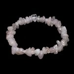 Rose Quartz Gemstone Chip Bracelet