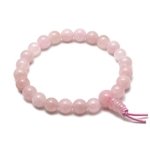 Rose Quartz Power Bead Bracelet