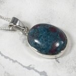 Ruby Kyanite 925 Silver Pendant ~18mm
