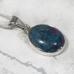 Ruby Kyanite 925 Silver Pendant ~18mm