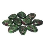 Ruby Zoisite Drilled Tumble Stone