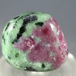 Ruby Zoisite Tumblestone  ~31mm