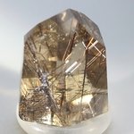 Rutilated Smoky Quartz Polished Point ~4.5 x 4cm