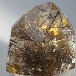 Rutilated Smoky Quartz Polished Point ~4.5 x 5cm