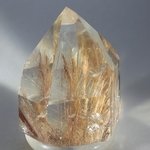 Rutilated Gold Quartz Polished Point ~5.5 x 4.5cm