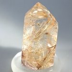 Rutilated Gold Quartz Polished Point ~5 x 3cm