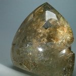 Gold Rutile Quartz Polished Point ~11 x 11cm