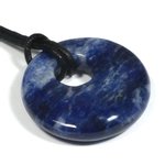 Sagittarius Birthstone Necklace - Sodalite Donut