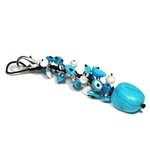 Scorpio Birthstone Crystal Charm - Turquoise Howlite