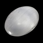 Selenite Massage Stone ~60mm