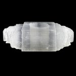 Selenite Rough Log Tea Light Holder