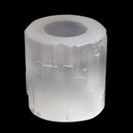 Selenite Tealight Candle Holder ~8cm