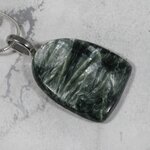 Seraphinite Gemstone Pendant ~28mm