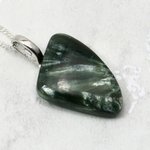Serephinite Gemstone Pendant ~23mm