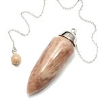 Shaded Moonstone Long Drop Pendulum