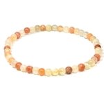 Shaded Moonstone 4mm Mini Bead Bracelet