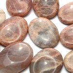 Shaded Moonstone Thumb Stone ~40mm