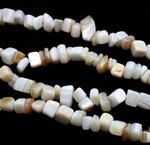 Shell Gemstone Chip Necklace ~ 35"