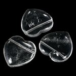 Side Drilled Quartz Hearts - 40mm