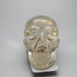 Smoky Citrine Crystal Skull ~57x51mm