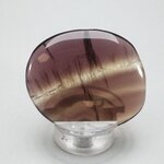 Smoky Fluorite Flat Tumblestone ~48mm