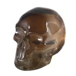 Smoky Quartz Crystal Skull ~10 x 8cm