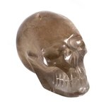Smoky Quartz Crystal Skull ~7.5 x 5.2cm