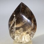 Smoky Quartz Polished Flame  ~72mm
