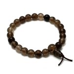 Smoky Quartz Power Bead Bracelet