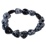 Snowflake Obsidian Bracelet - 'Recuperation'