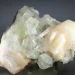 Stilbite with Apophyllite Cluster   ~107mm