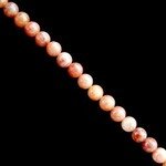 Strawberry Quartz Crystal Beads - 6mm