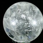 STUNNING Lemurian Quartz Crystal Sphere ~74mm
