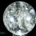 STUNNING Lemurian Quartz Crystal Sphere ~80mm