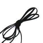 Suede Cord Necklace - Black