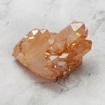 Sunrise Tangerine Aura Quartz Healing Crystal ~29mm