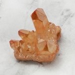 Sunrise Tangerine Aura Quartz Healing Crystal ~33mm